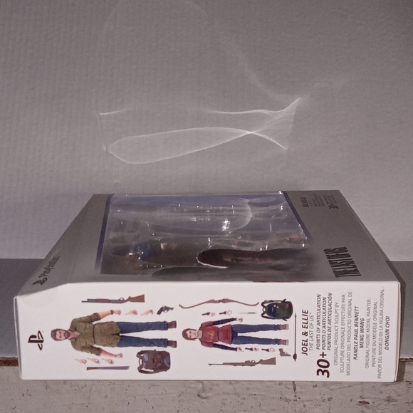 PlayStation Last Of Us Movie TV Show 6” JOEL & ELLIE Action Figures New Sealed - Picture 4 of 8